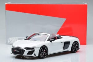 Audi R8 Spyder Performance Bela Kengfai 1:18 VAKF-0351 Kovina – slika 11 od 11