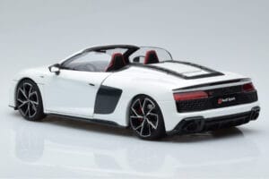 Audi R8 Spyder Performance Bela Kengfai 1:18 VAKF-0351 Kovina – slika 8 od 11