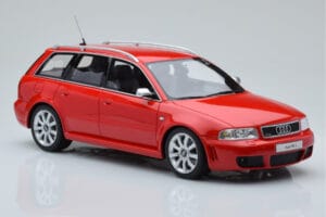 Audi RS4 B5 Avant Rdeča Otto 1:18 OT1026B Smola – slika 4 od 6