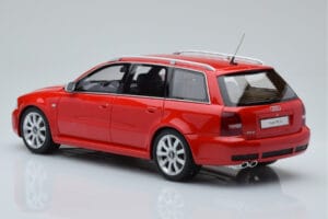 Audi RS4 B5 Avant Rdeča Otto 1:18 OT1026B Smola – slika 5 od 6