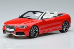 Audi RS5 B8 Kabriolet Rdeč GT Spirit 1:18 GT724 Smola