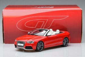 Audi RS5 B8 Kabriolet Rdeč GT Spirit 1:18 GT724 Smola – slika 5 od 5
