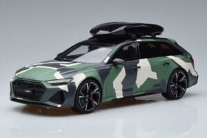 Audi RS6 C8 Avant Kamuflažna With Roof Top Asia Edition GT Spirit 1:18 CLDC014 Smola