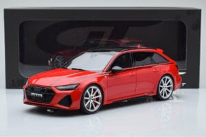 Audi RS6 MTM C8 Avant Tango Rdeč GT Spirit 1:18 GT432 Smola – slika 6 od 6
