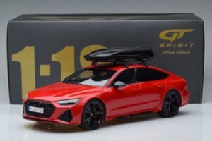 Audi RS7 C8 Sportback Rdeč Asia Edition GT Spirit 1:18 CLDC021 Smola – slika 6 od 6