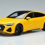 Audi RS7 C8 Sportback Rumena Vossen Rims Omejena Izdaja Kengfai 1:18 VAKF 0335 Kovina