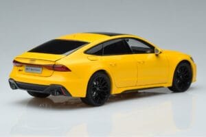 Audi RS7 C8 Sportback Rumena Vossen Rims Omejena Izdaja Kengfai 1:18 VAKF-0335 Kovina – slika 3 od 8