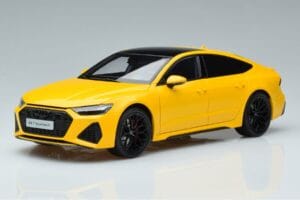 Audi RS7 C8 Sportback Rumena Vossen Rims Omejena Izdaja Kengfai 1:18 VAKF 0335 Kovina