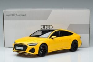 Audi RS7 C8 Sportback Rumena Vossen Rims Omejena Izdaja Kengfai 1:18 VAKF-0335 Kovina – slika 8 od 8
