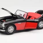 Austin-Healey 3000 Mk I Spider Črn Rdeč Kyosho 1:18 - image 2 of 8