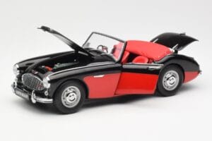 Austin-Healey 3000 Mk I Spider Črn Rdeč Kyosho 1:18 08141KR Kovina – slika 2 od 8