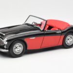 Austin-Healey 3000 Mk I Spider Črn Rdeč Kyosho 1:18