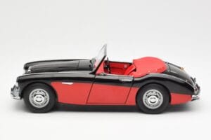 Austin-Healey 3000 Mk I Spider Črn Rdeč Kyosho 1:18 08141KR Kovina – slika 4 od 8