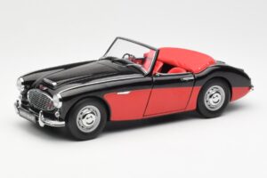 Austin-Healey 3000 Mk I Spider Črn Rdeč Kyosho 1:18