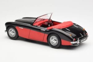 Austin-Healey 3000 Mk I Spider Črn Rdeč Kyosho 1:18 08141KR Kovina – slika 7 od 8