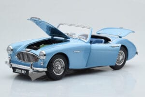Austin-Healey 3000 Mk1 BN7 Moder Kyosho 1:18 08149HBL Kovina – slika 2 od 8