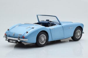 Austin-Healey 3000 Mk1 BN7 Moder Kyosho 1:18 08149HBL Kovina – slika 4 od 8