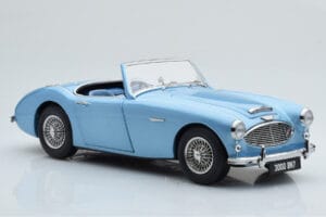 Austin-Healey 3000 Mk1 BN7 Moder Kyosho 1:18 08149HBL Kovina – slika 6 od 8