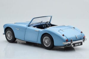 Austin-Healey 3000 Mk1 BN7 Moder Kyosho 1:18 08149HBL Kovina – slika 7 od 8
