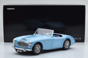 Austin-Healey 3000 Mk1 BN7 Moder Kyosho 1:18 08149HBL Kovina – slika 8 od 8