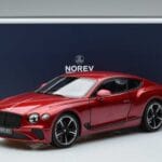 Bentley Continental GT Candy Rdeč Norev 1:18 182788 Kovina - image 7 of 7