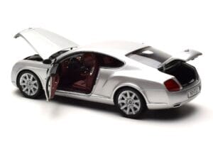 Bentley Continental GT Srebrna Minichamps 1:18 100139021 Kovina – slika 5 od 8