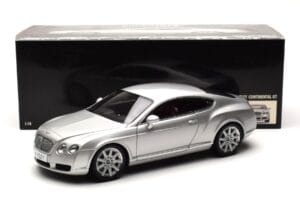 Bentley Continental GT Srebrna Minichamps 1:18 100139021 Kovina – slika 8 od 8
