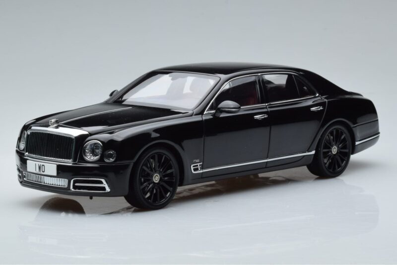 Bentley Mulsanne W.O. Edition By Mulliner Črn Almost Real 1:18 830508 Kovina