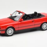 BMW 318i E30 Kabriolet Rdeč Norev 1:18