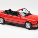 BMW 318i E30 Kabriolet Rdeč Norev 1:18 - image 4 of 6
