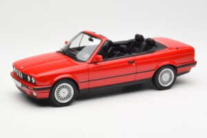 BMW 318i E30 Kabriolet Rdeč Norev 1:18