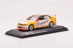 BMW 320i E46 Wiechers Sport #32 Hennerici / Wiechers WTCC 2005 Minichamps 1:43 400052432 Kovina – slika 2 od 4