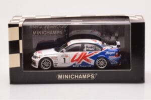BMW 320si E90 BMW Team UK #1 A. Priaulx WTCC Porto Winner 2007 Minichamps 1:43 400072601 Kovina – slika 4 od 4