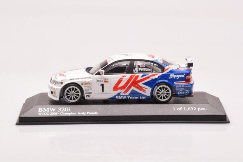 BMW 320si E90 BMW Team UK #1 A. Priaulx WTCC Porto Winner 2007 Minichamps 1:43