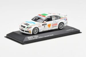 BMW 320si E90 BMW Team Italy Spain #4 A. Zanardi WTCC Brno 3rd Race 2007 Minichamps 1:43 400072604 Kovina – slika 2 od 4
