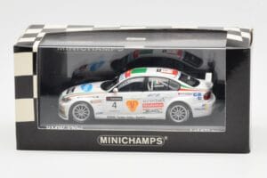 BMW 320si E90 BMW Team Italy Spain #4 A. Zanardi WTCC Brno 3rd Race 2007 Minichamps 1:43 400072604 Kovina – slika 4 od 4