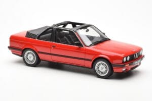 BMW 325i E30 Baur Rdeč Metallic Otto 1:18 OT767 Smola – slika 4 od 6