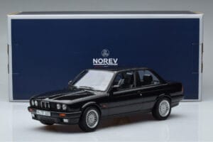 BMW 325i E30 Črna Norev 1:18 183203 Kovina – slika 6 od 6