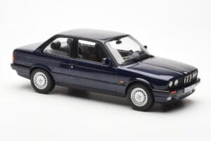 BMW 325i E30 Modra Metalik Norev 1:18 183201 Kovina – slika 4 od 6