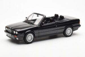 BMW 325i E30 Kabriolet Črna Metalik Norev 1:18