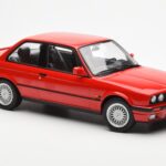 BMW 325i E30 Rdeč Norev 1:18 - image 4 of 6