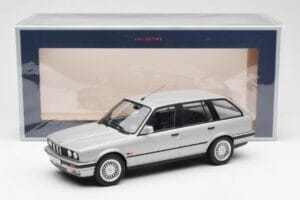 BMW 325i E30 Touring Srebrna Norev 1:18 183216 Kovina – slika 6 od 6