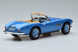 BMW 507 Modra Norev 1:18 183234 Kovina – slika 2 od 6