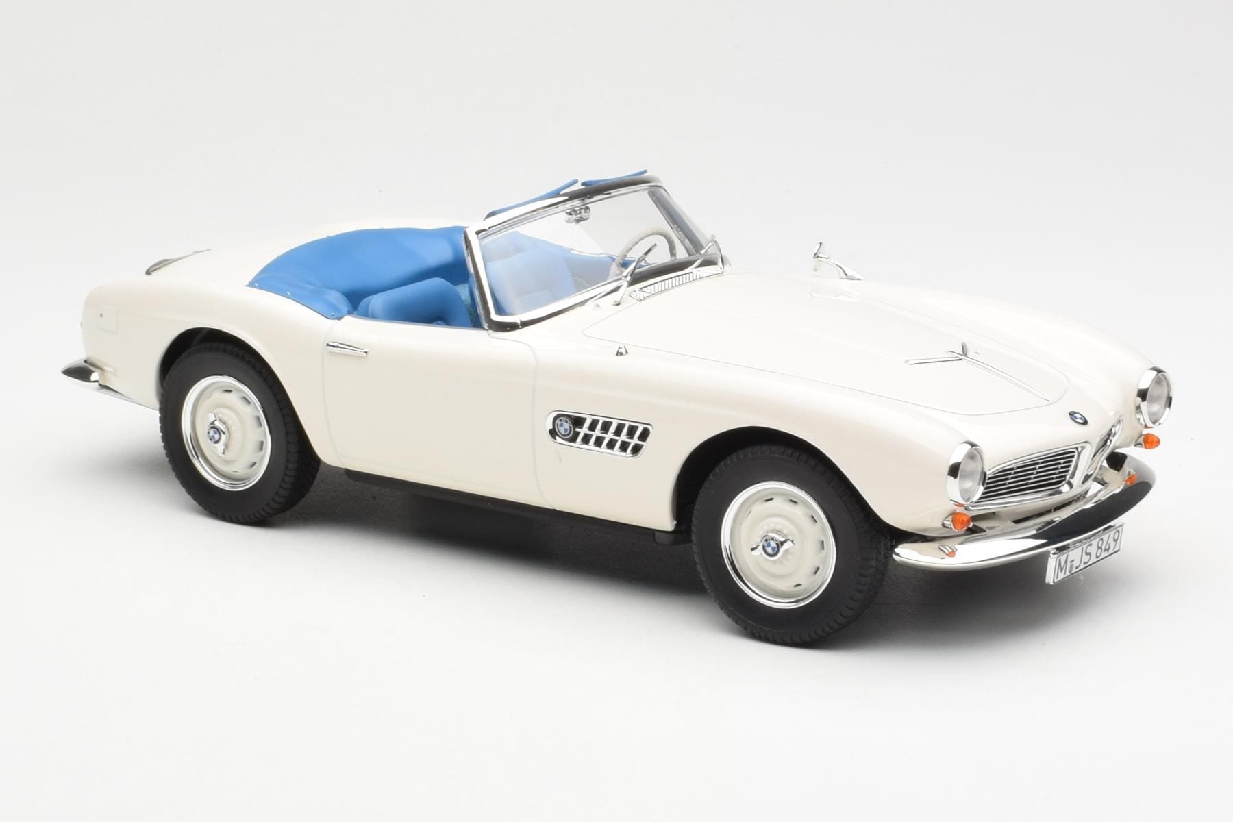 BMW 507 Roadster Bel Norev 1:18 183232 Kovina – slika 4 od 6