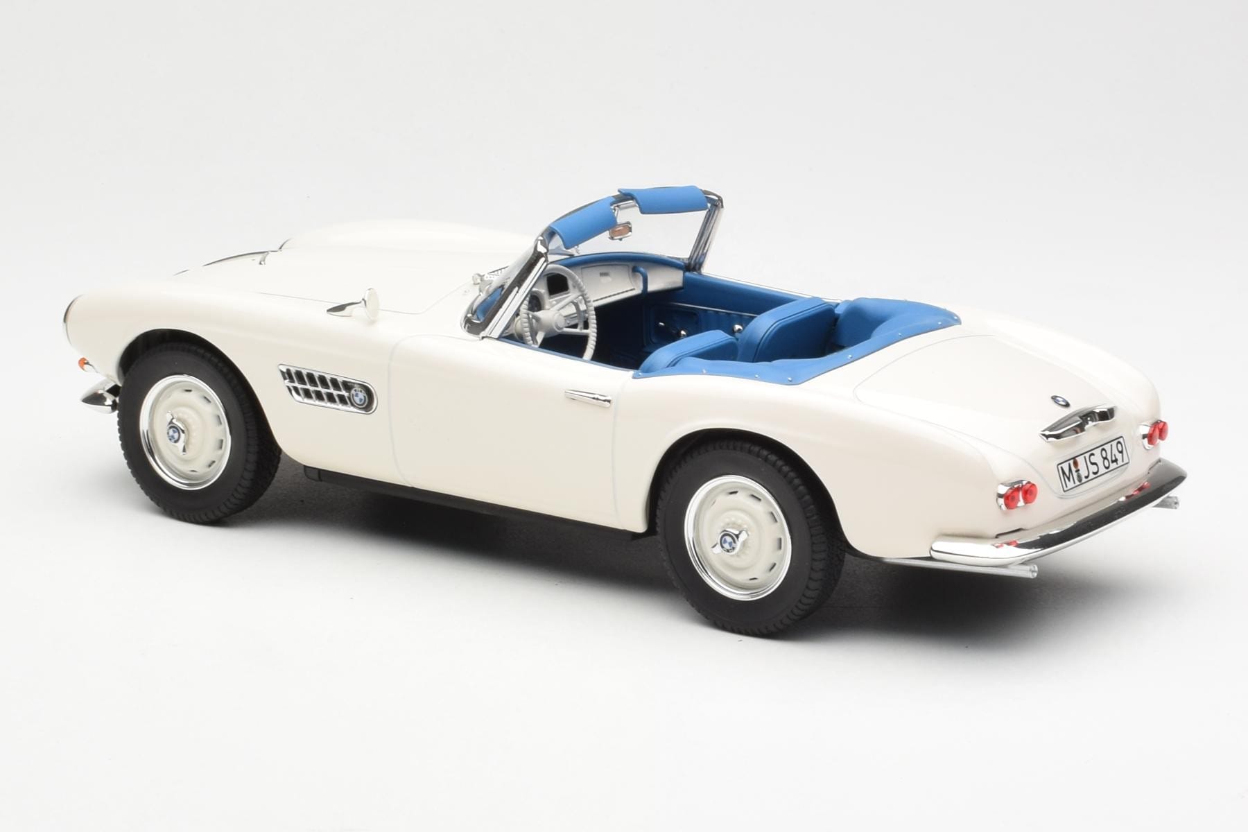 BMW 507 Roadster Bel Norev 1:18 183232 Kovina – slika 5 od 6