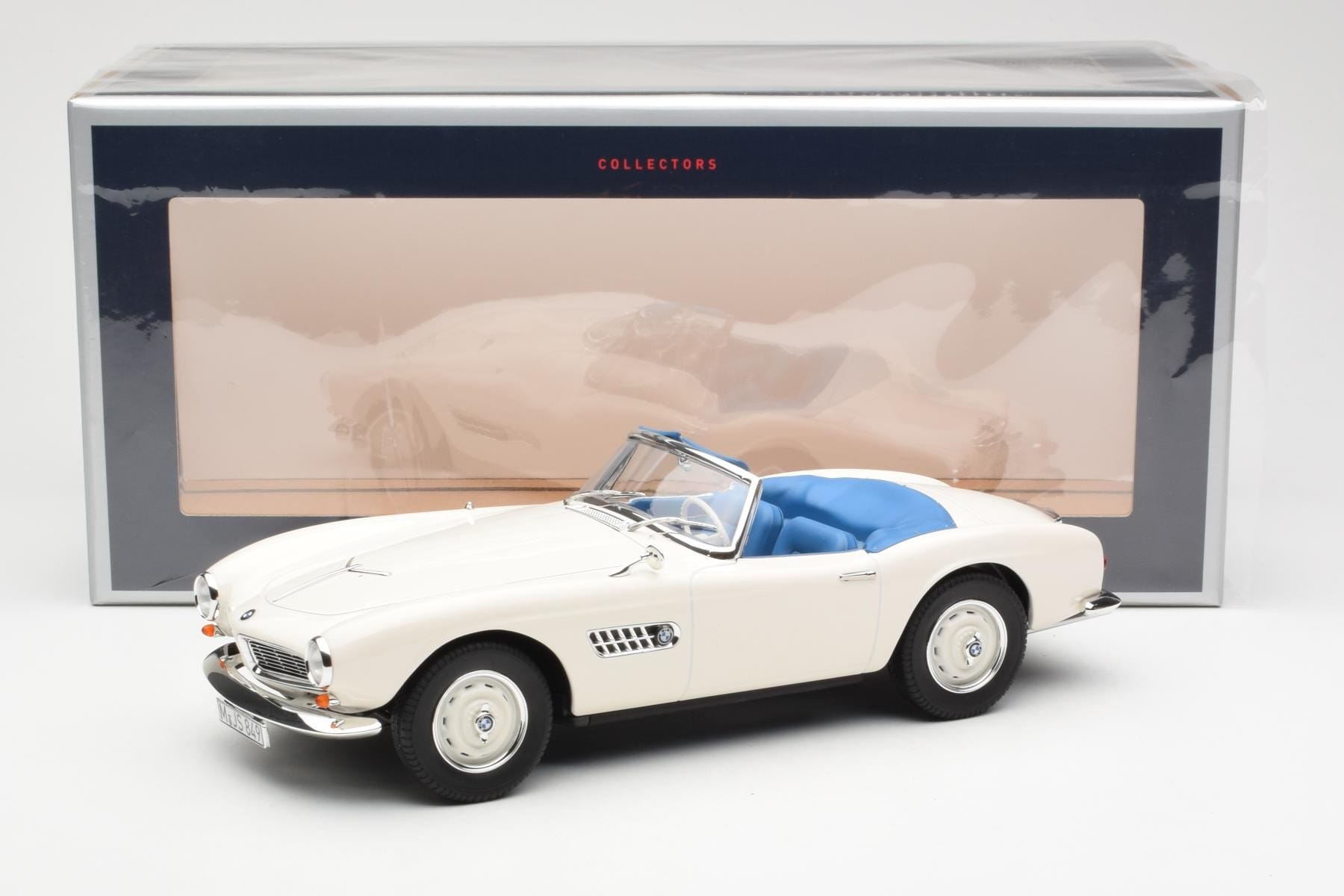 BMW 507 Roadster Bel Norev 1:18 183232 Kovina – slika 6 od 6