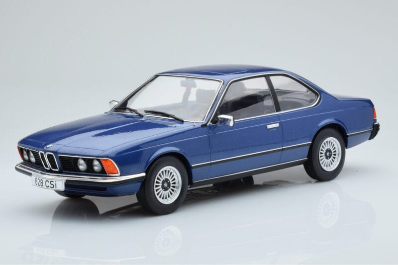 BMW 628 CSi E24 Modra MCG 1:18