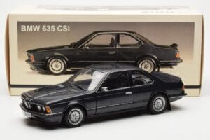 BMW 635 CSi E24 Diamant Črna Metalik AUTOart 1:18 70521 Kovina – slika 8 od 8