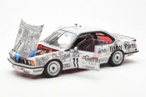 BMW 635 CSi E24 #11 D. Quester / M. Tassin / M. Heger 24 Hours of Spa 1986 AUTOart 1:18 80430145826 Kovina – slika 2 od 8