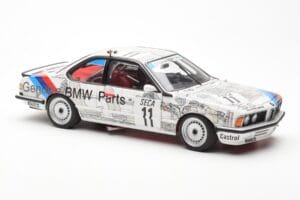 BMW 635 CSi E24 #11 D. Quester / M. Tassin / M. Heger 24 Hours of Spa 1986 AUTOart 1:18 80430145826 Kovina – slika 6 od 8
